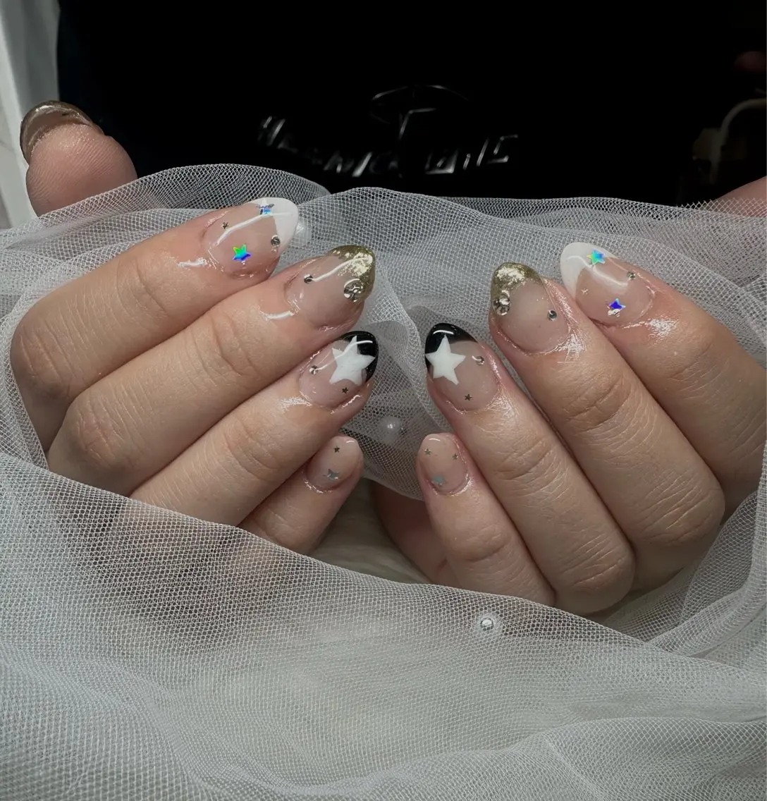 ネイル 持ち込み ハンドネイル touma Rinaのネイルデザイン