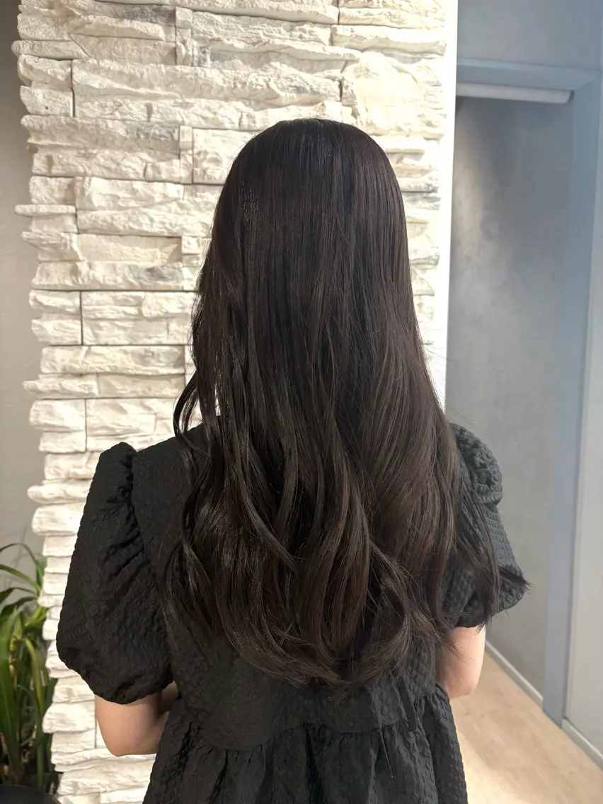 ロング カラー ブラウンカラー ショコラブラウン 透明感カラー ラベンダーカラー mimi 🌟のヘアスタイル