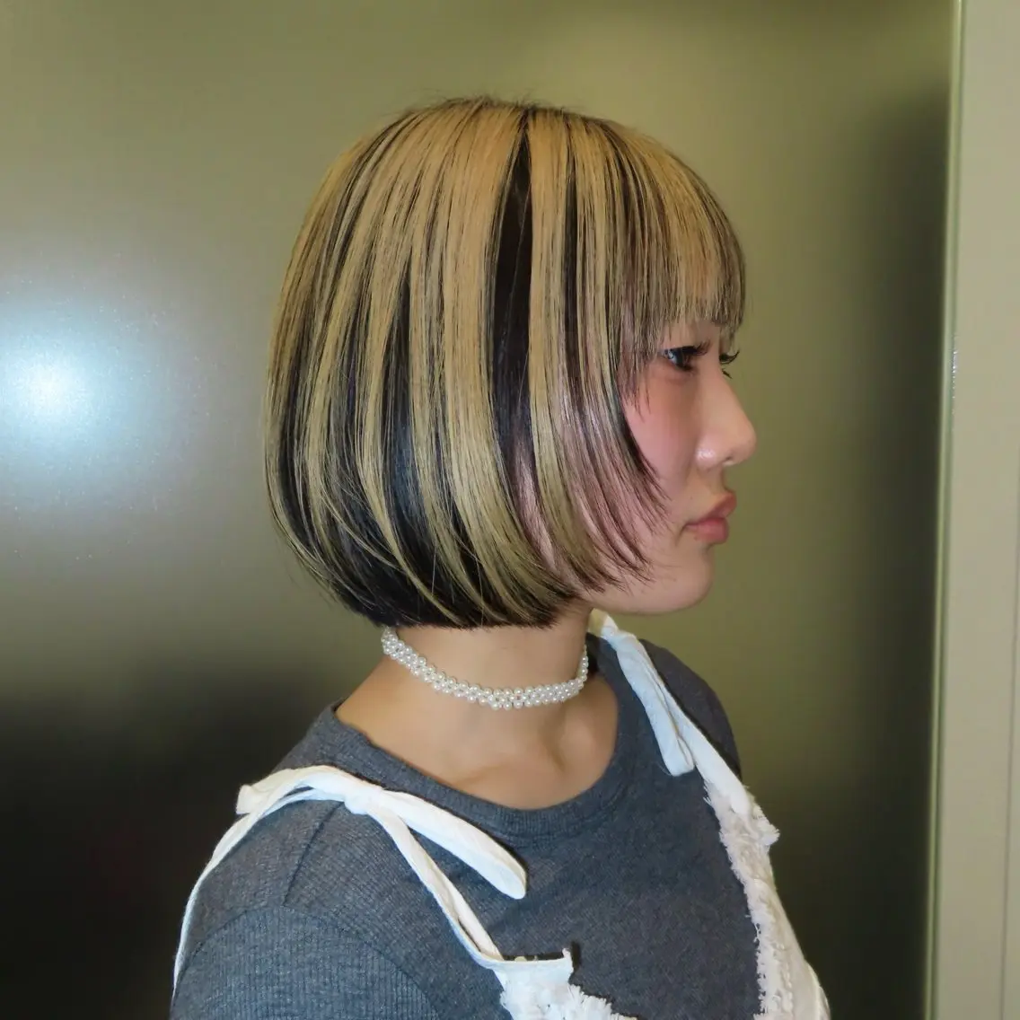 ミディアム ボブレイヤー ボブ 顔まわりレイヤー レイヤーカット 🌳Shuma /モデル募集中🌳のヘアスタイル