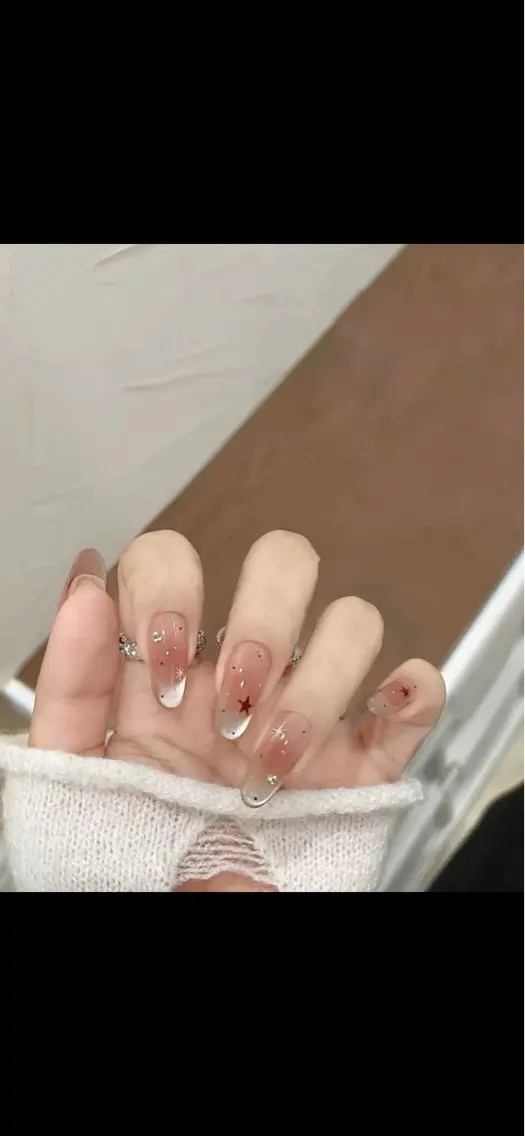 ネイル チークネイル 長さ出し フレンチネイル ガーリー 韓国ネイル SunNail池袋駅 ワンホンネイルのネイルデザイン