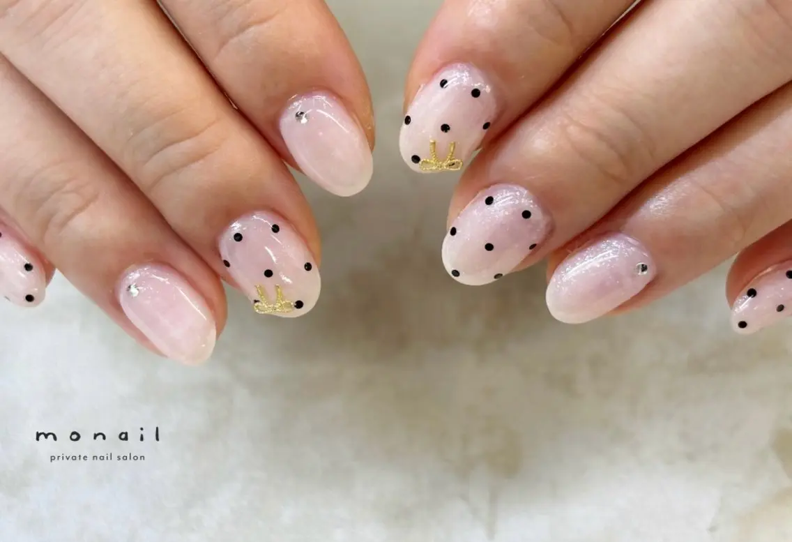 ネイル ドット ハンドネイル nail salon monailのネイルデザイン