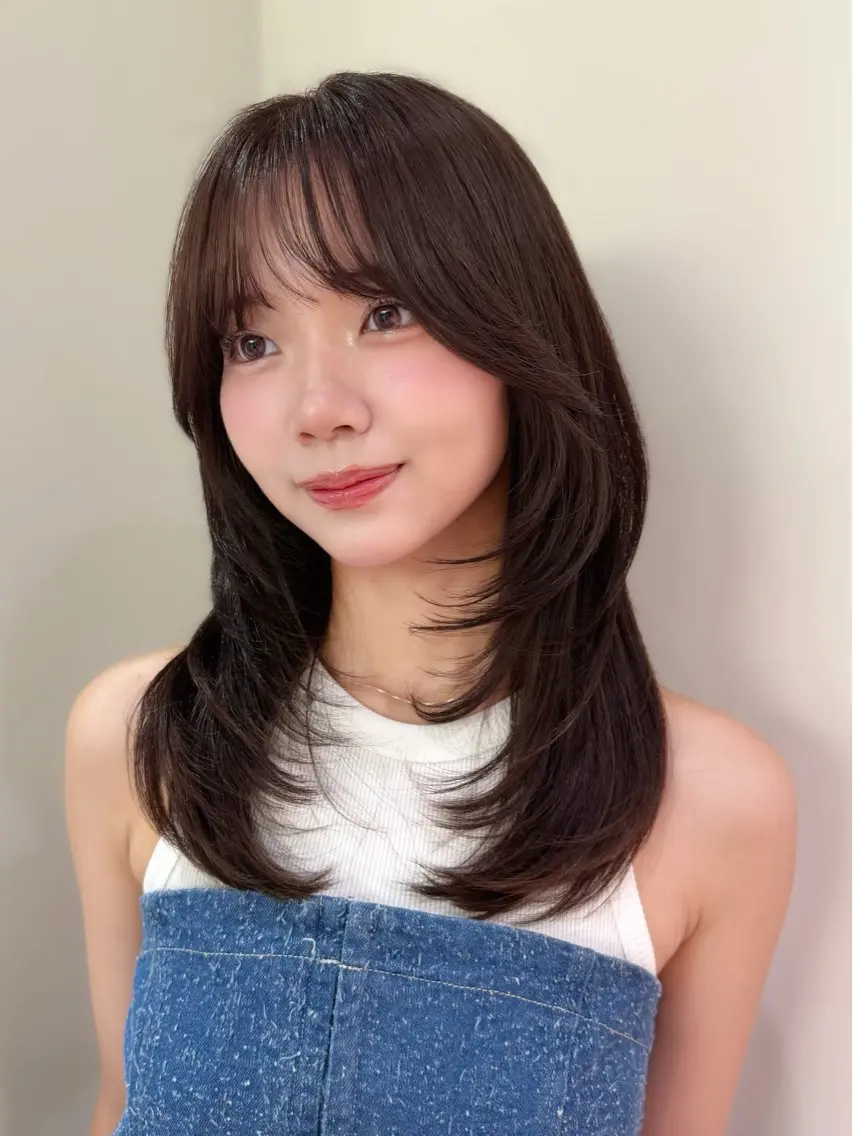 セミロング ヘアアレンジ👒✨ 藤川　友希のヘアスタイル