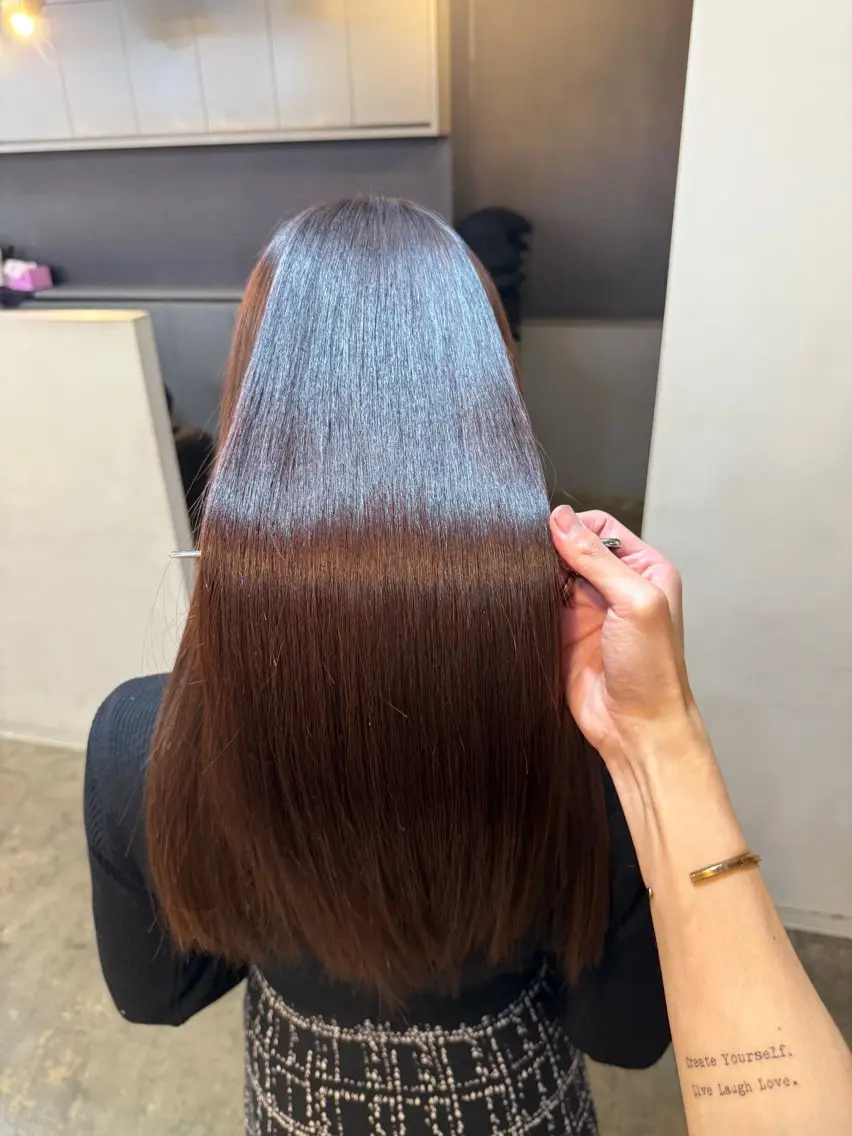 ロング カット ヘアカラー トリートメント 縮毛矯正/レイヤー カット⭐️SHOTAのヘアスタイル