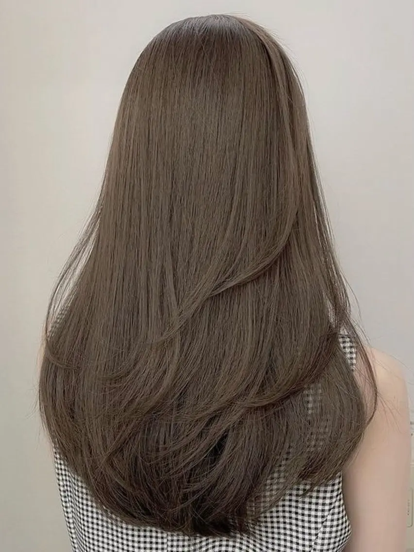 ロング カラー 透明感カラー グレージュ 髪質改善Acero. shoyaのヘアスタイル