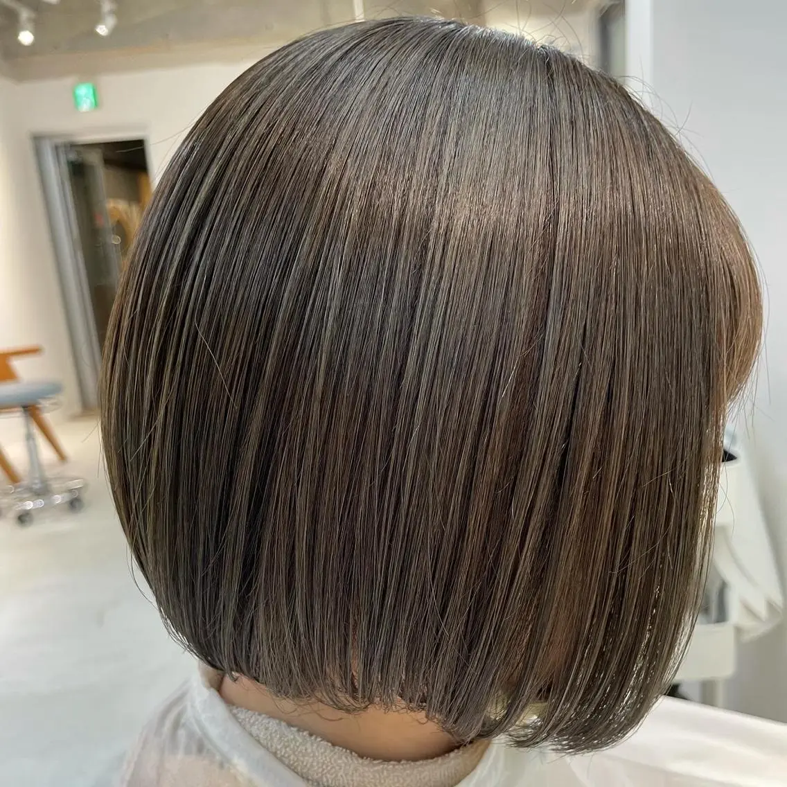 カラー ベージュカラー オレンジ カット ヘアカラー トリートメント fit/ madokaのヘアスタイル