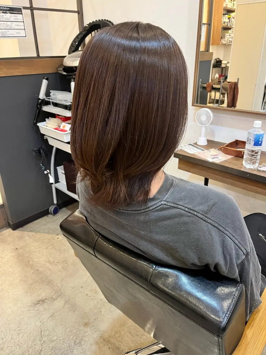 ミディアム ヘアカラー 小堀 いぶきのヘアスタイル