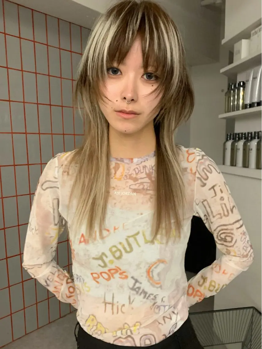 ロング カラー 山田 京介のヘアスタイル