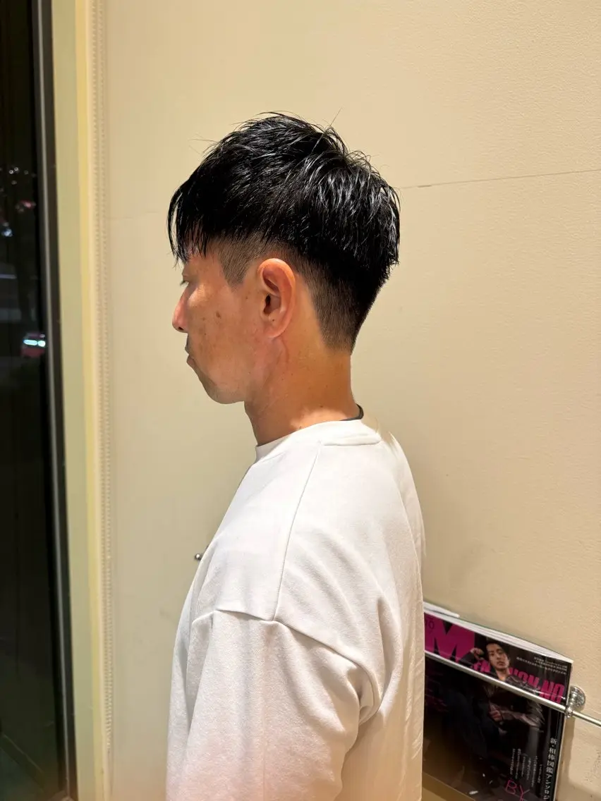 メンズ 刈り上げ 中島 紗來のヘアスタイル