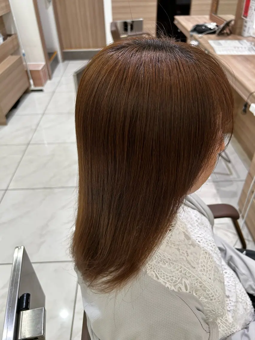 ロング 縮毛矯正 小平 悠人のヘアスタイル