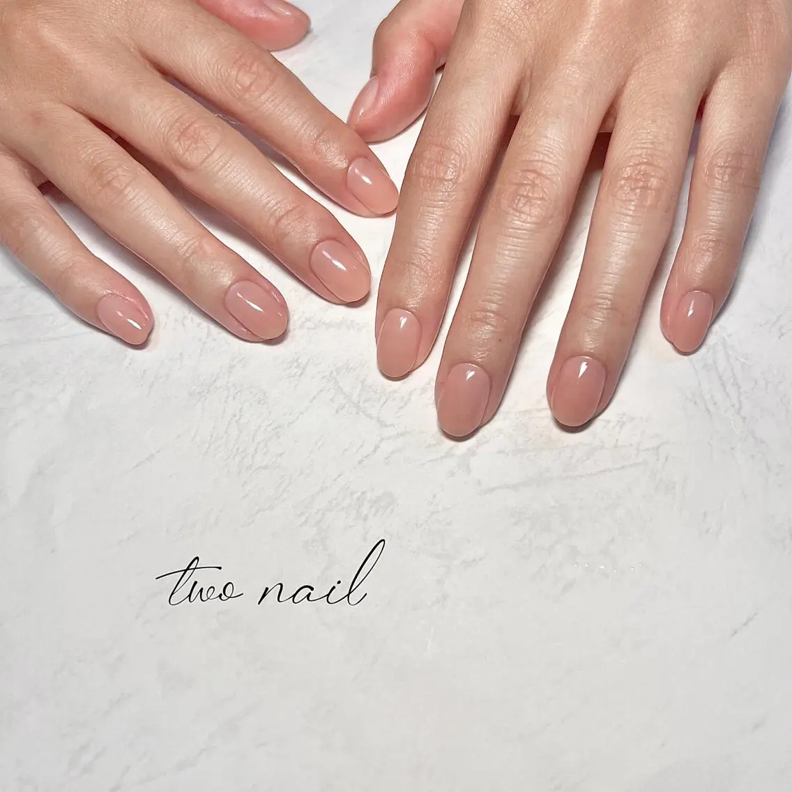 ネイル アートネイル ブラウン フットネイル ハート ニュアンスネイル ハンドネイル two nailのネイルデザイン