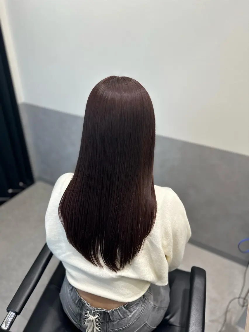 ロング カラー ヘアアレンジ ダブルカラー｜ なおき｜池袋美容師のヘアスタイル
