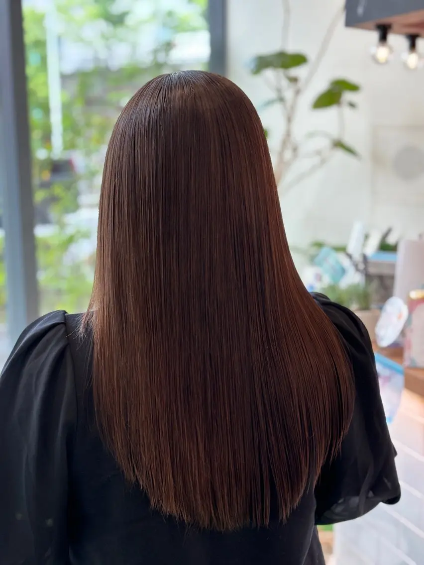 ロング カラー レイヤーカット✨ 艶髪藤野のヘアスタイル