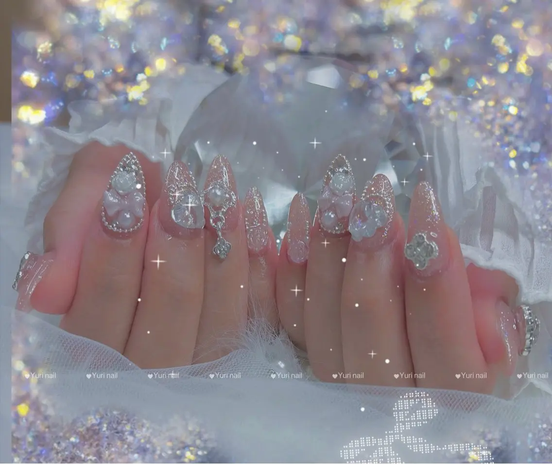 ネイル アートネイル 長さ出し フラッシュネイル ジェルネイル 韓国ネイル ハンドネイル Yuri.nail studioのネイルデザイン