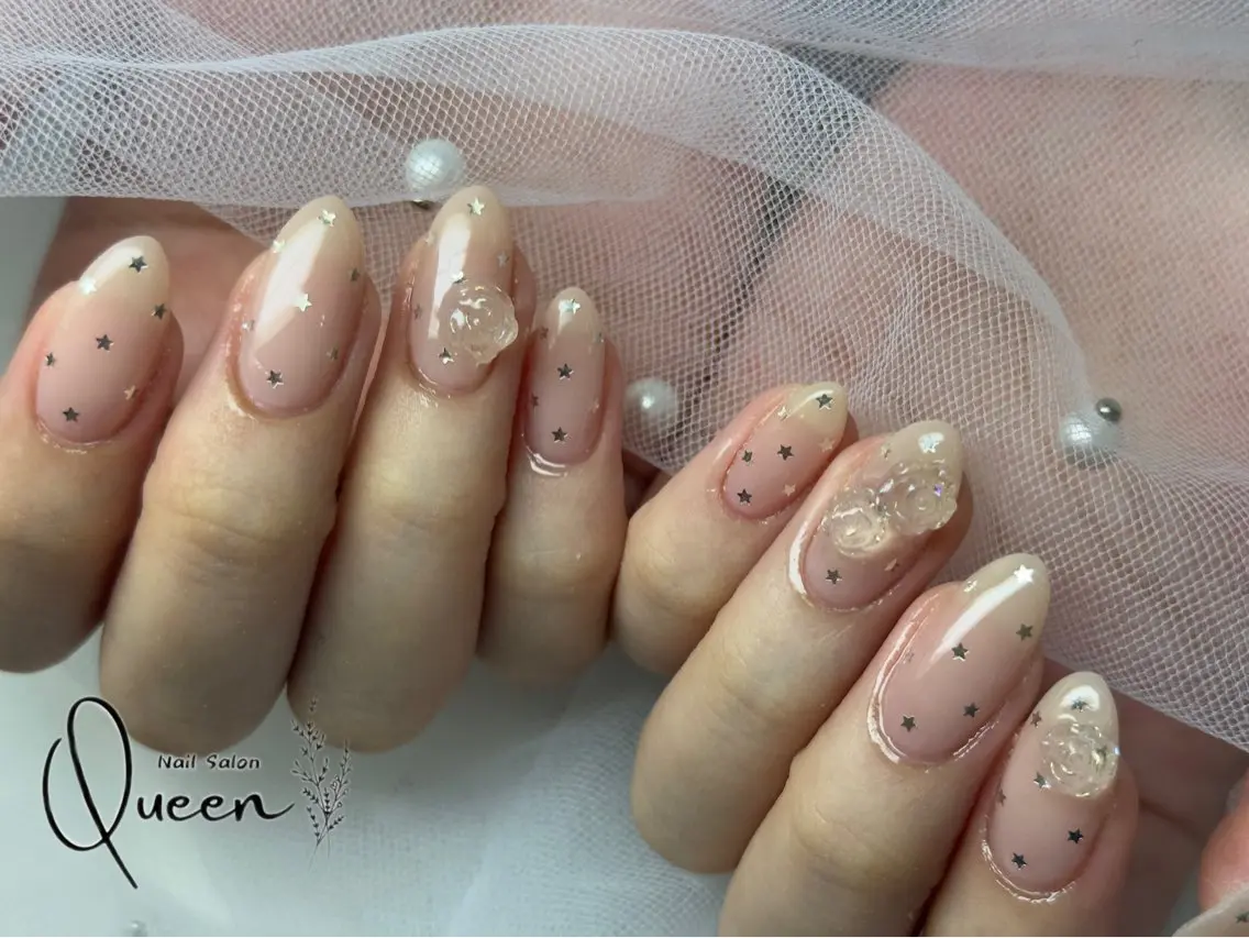 ネイル ハンドネイル Queennail 北堀江AYAのネイルデザイン