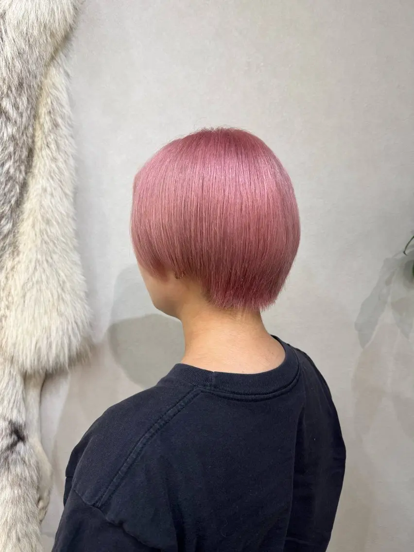 ショート ヘアカラー 永野 いずみのヘアスタイル