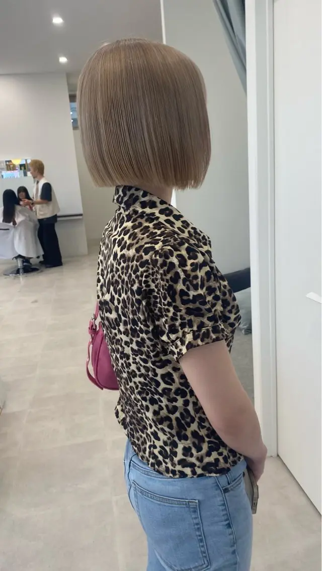 カラー カラー/ブリーチ モデル募集 柴田のヘアスタイル