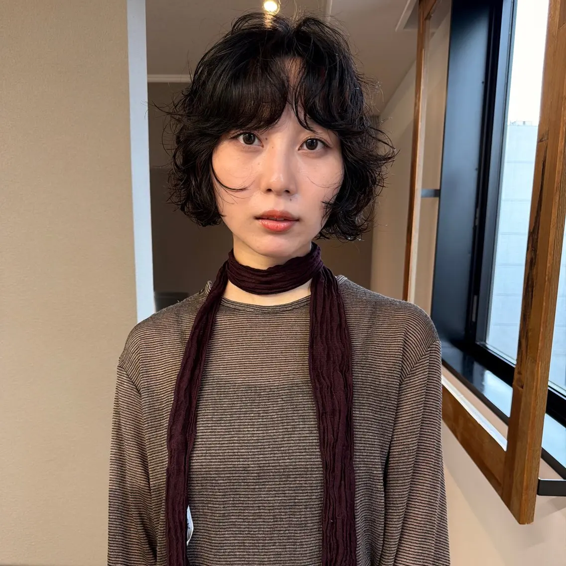 ショート パーマ カット パーマ パーマ/透明感カラー 元町🌱takutoのヘアスタイル