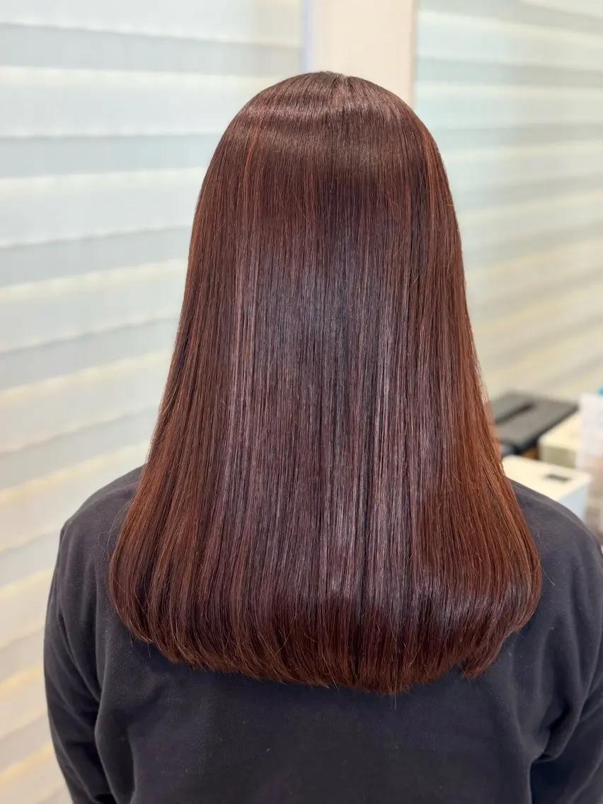 セミロング ヘアカラー トリートメント 橋野 凜のヘアスタイル