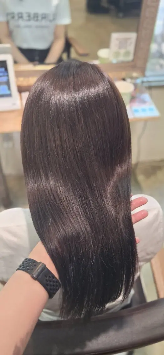 セミロング 谷岡 沙也佳のヘアスタイル