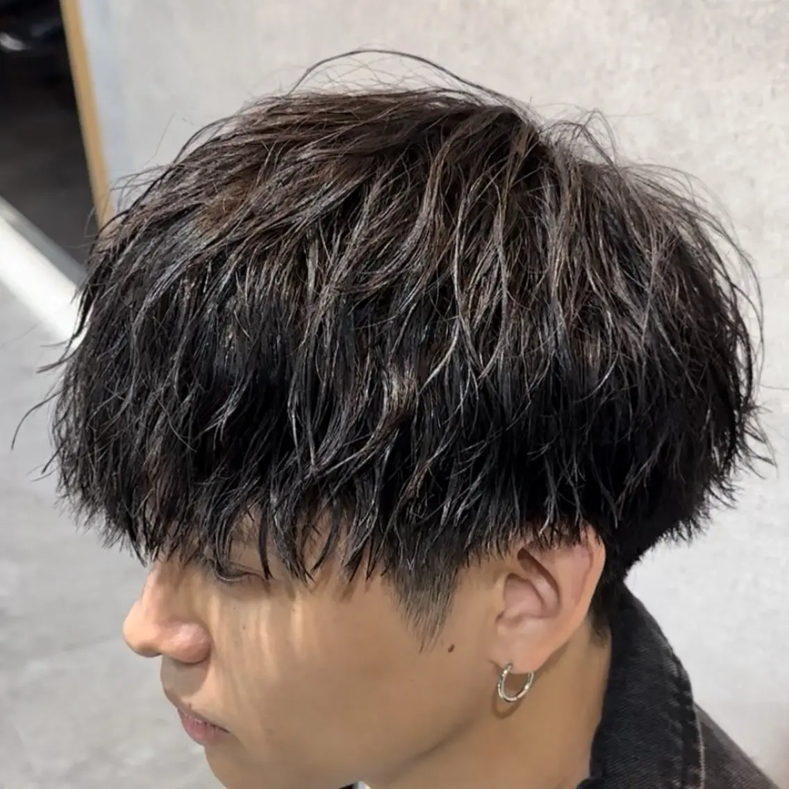 ショート カット パーマ パーマ指名率No1 メンズ特化ケイトのヘアスタイル