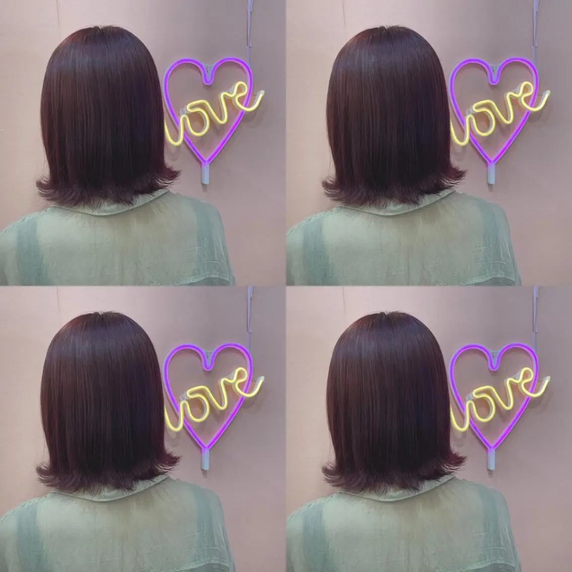 ミディアム カラー カシス 🌷MAYU 🌷のヘアスタイル