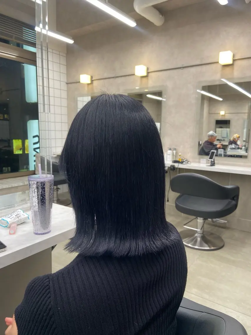 ミディアム カラー ヘアアレンジ Over hair_ misakiのヘアスタイル