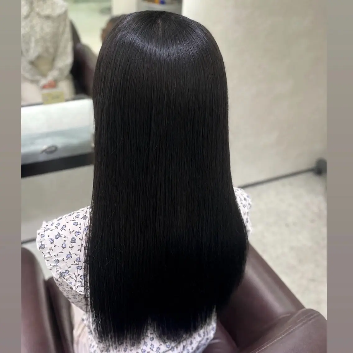 ロング カラー 黒髪 ブルーカラー ブルーブラック EARTH / haruno🤍のヘアスタイル