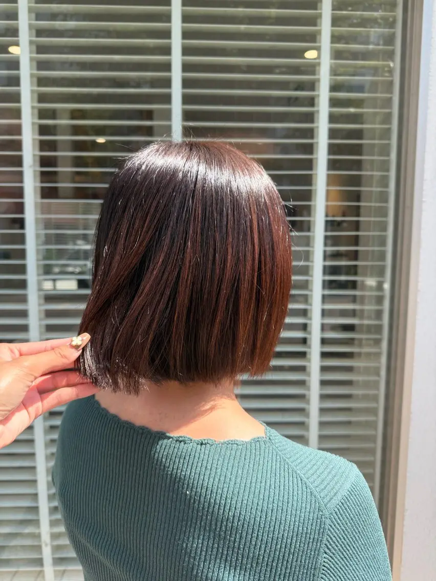 カラー カット ヘアカラー Misaki/坂戸/ 艶カラーのヘアスタイル