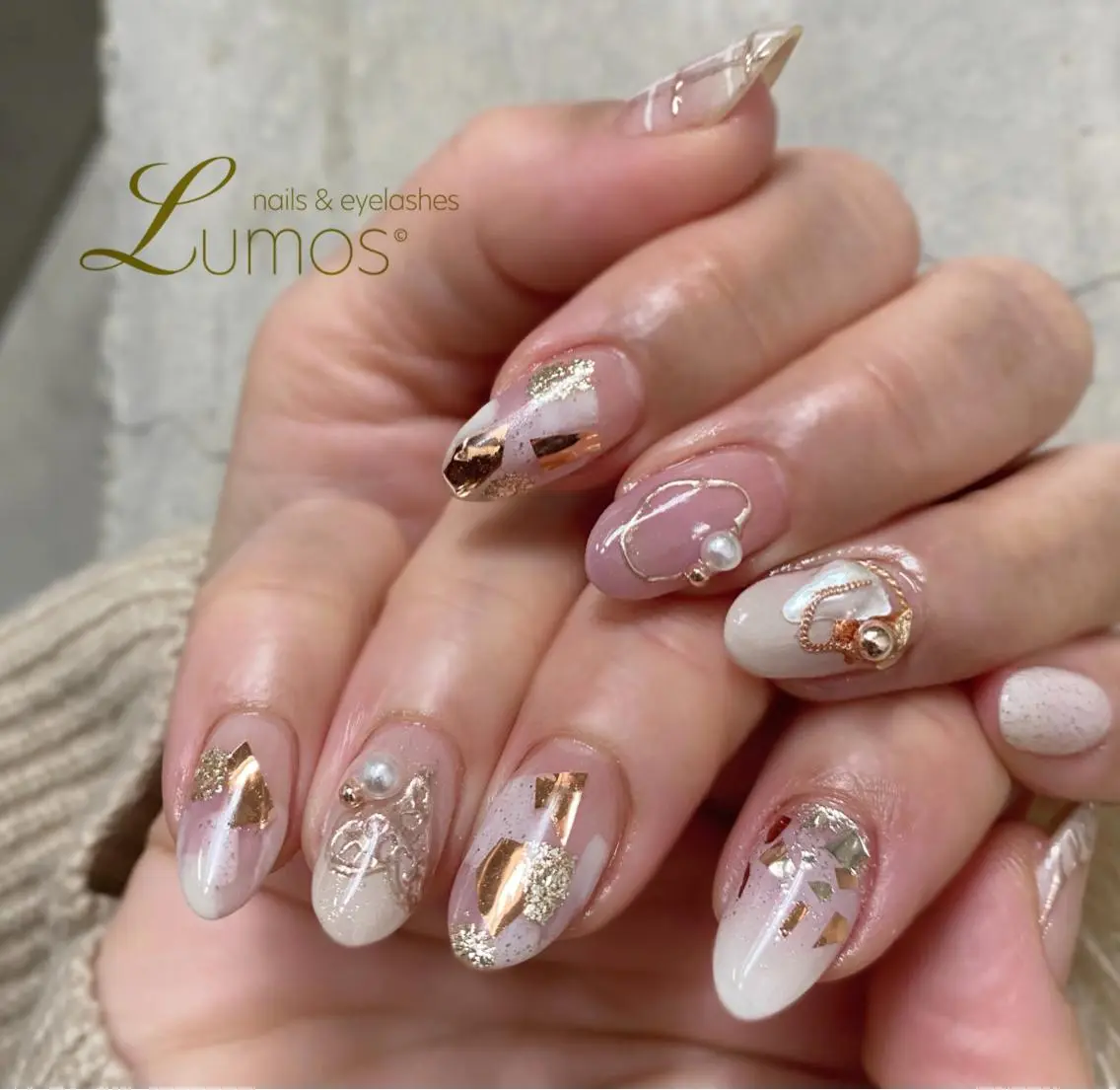 ネイル ニュアンスネイル Lumos Yuukiのネイルデザイン