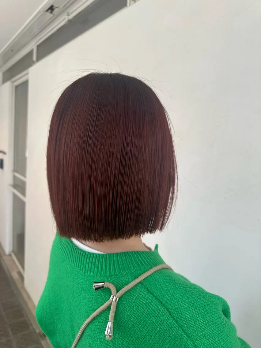 ショート カラー カット ヘアカラー トリートメント 暖色/ヘアアレンジ 🎀♡irohaのヘアスタイル