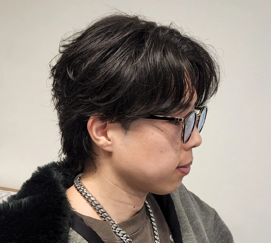 パーマ メンズ ミディアム 【イケメン風パーマ】 SHOFYのヘアスタイル