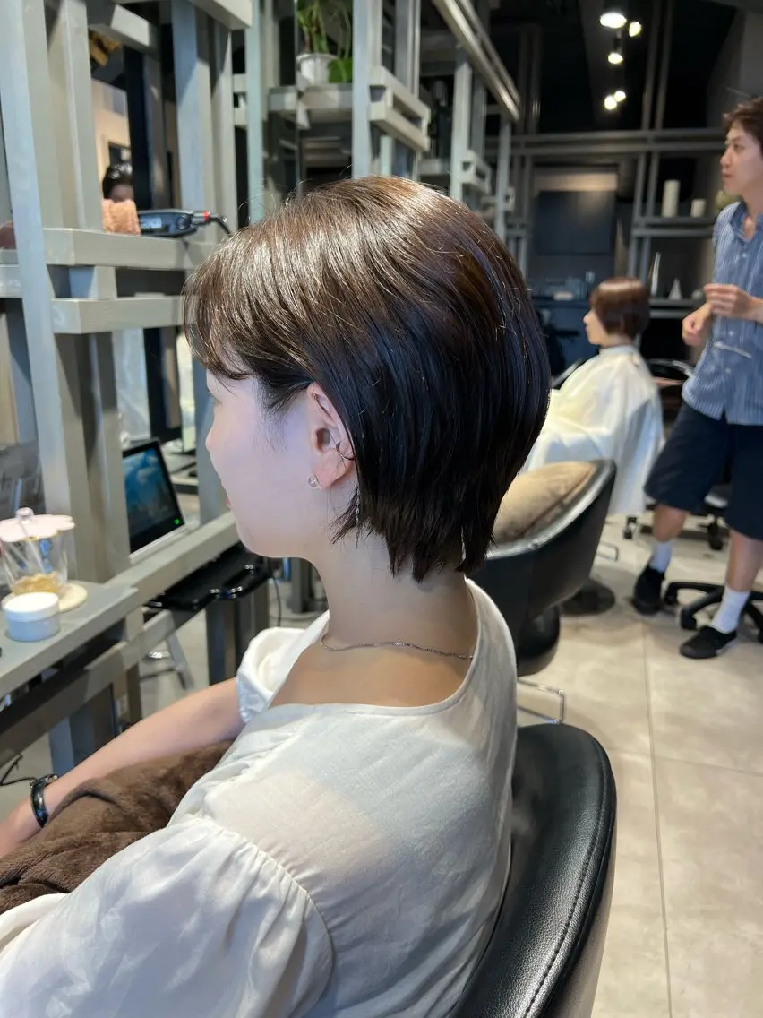 ショート ショートヘア ✨髪質改善矯正× ブリーチ✨YU-KIのヘアスタイル