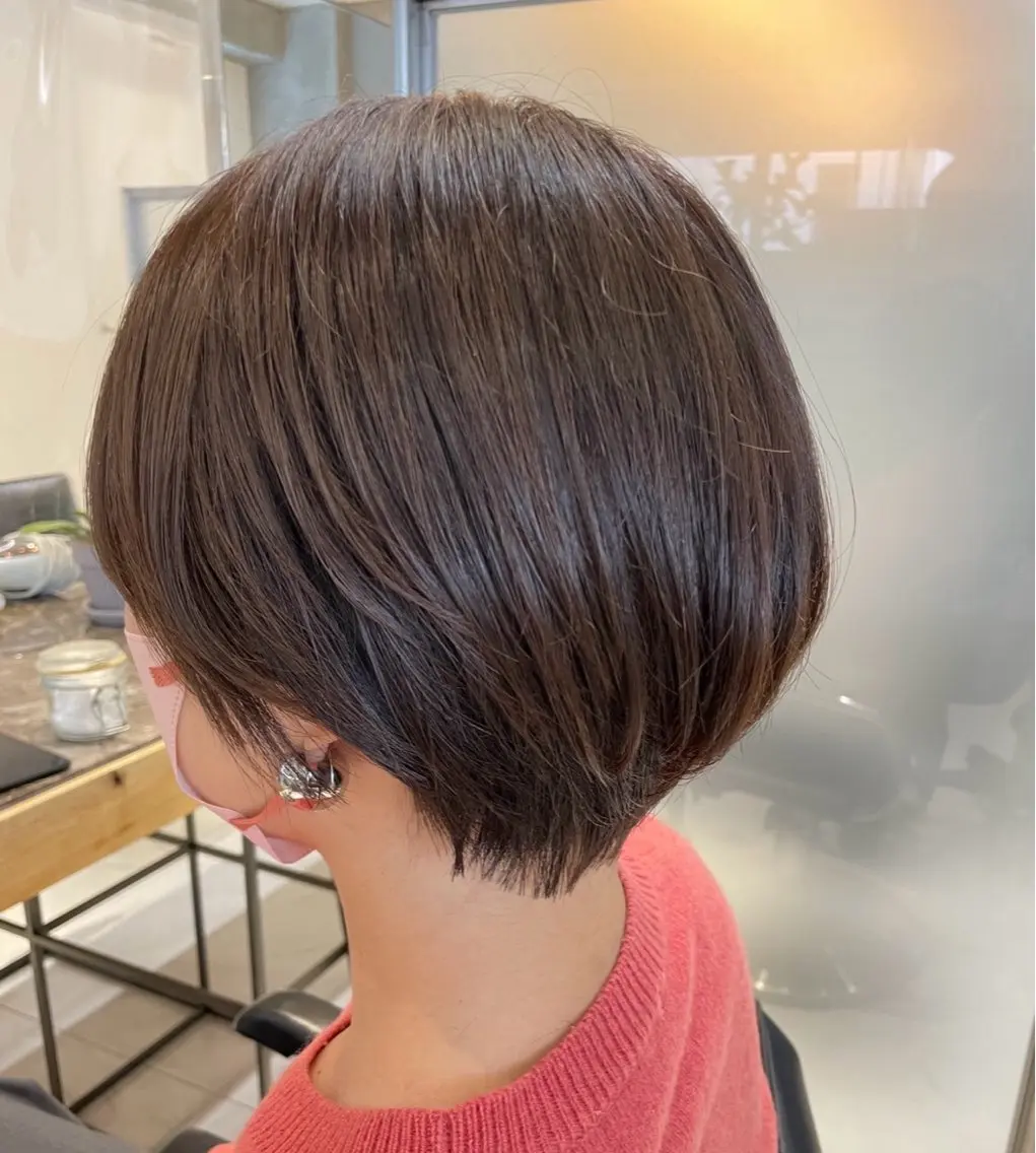 ショート ショートヘア カット ハイトーン￤カット ￤nanaka￤のヘアスタイル