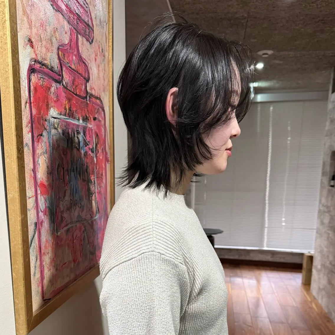 ミディアム カラー 似合わせカット カット トリートメント mai / linoah˚✧のヘアスタイル