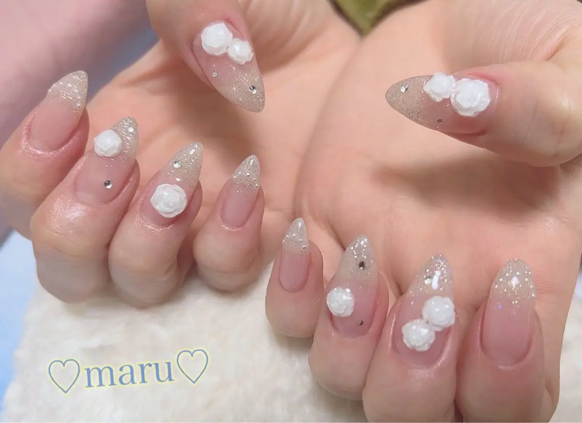ネイル 持ち込み ハンドネイル フットネイル まるみ♡7/1〜値上 げ致します(>_<)のその他イメージ