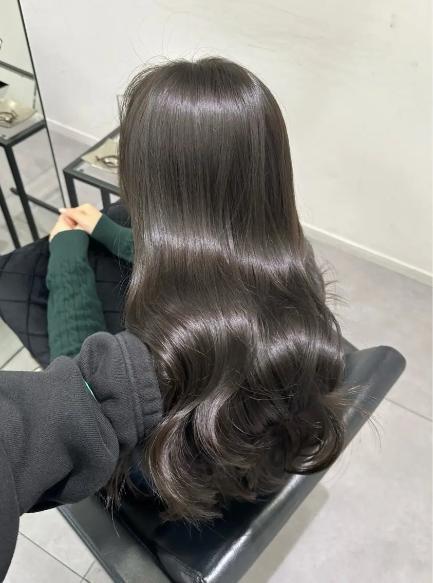 【美髪育成✨】プレミアムケアカラー➕高保湿トリートメント🪽の写真