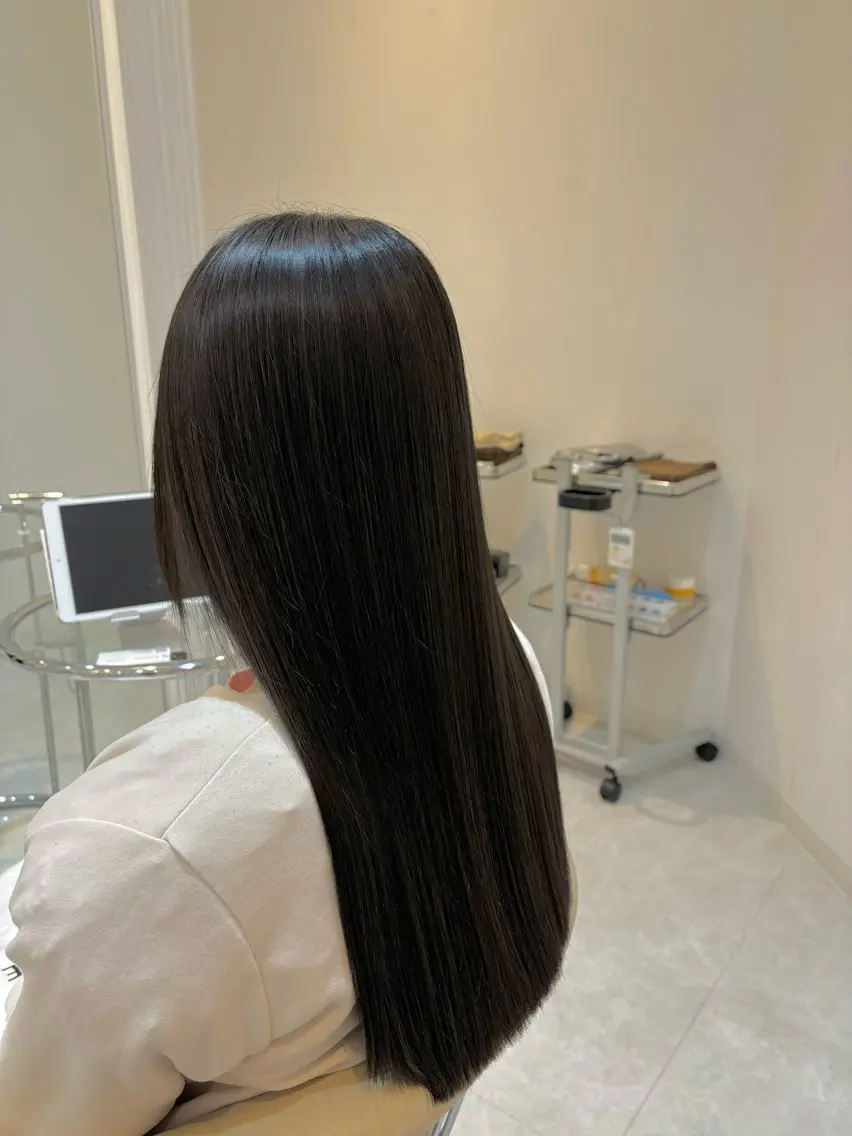 ミディアム 髪質改善 トリートメント 酸熱トリートメント トリートメント Watai 山下直哉のヘアスタイル