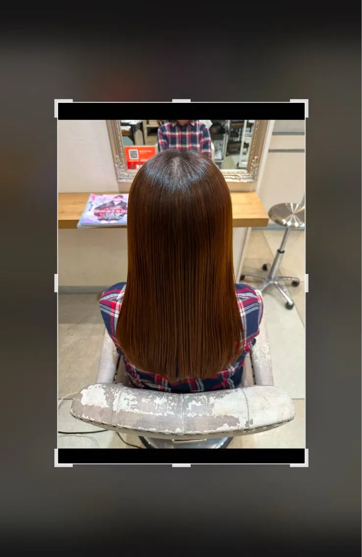 カット＋縮毛矯正＋4ステップトリートメントの写真