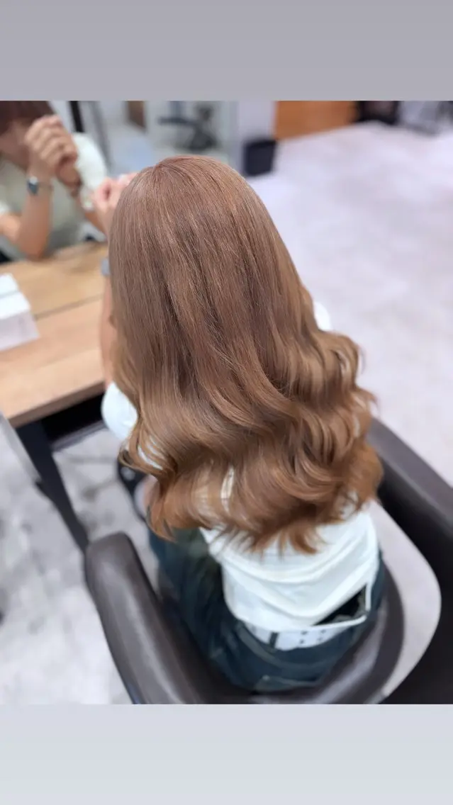 セミロング カラー Lee京橋 Rinのヘアスタイル