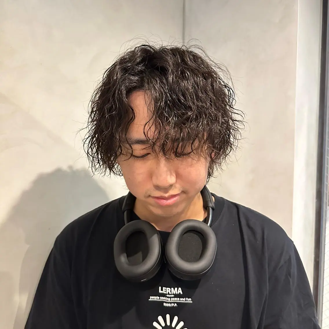 パーマ メンズ Yuki☺︎パーマ レイヤーカットのヘアスタイル
