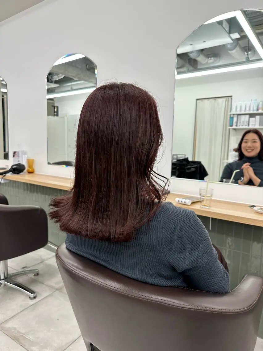 セミロング カラー キッズ オトナヘア🌸 harukaのヘアスタイル