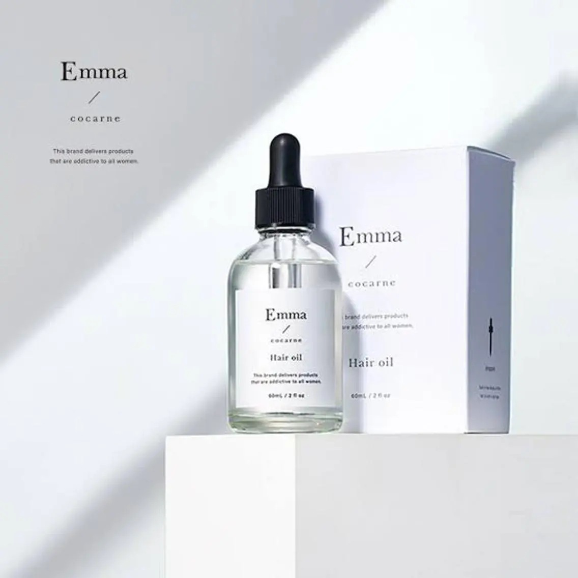 【《EMMA_cocarne》プレゼント】小顔カット&艶カラー&トリートメントの写真
