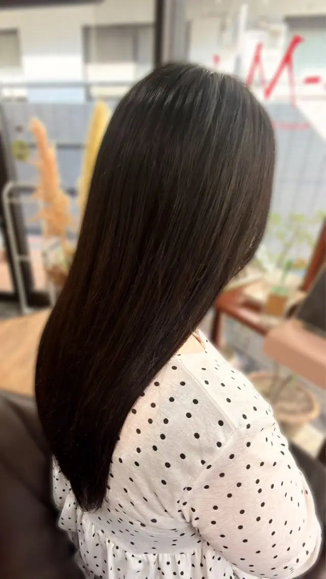 ロング 縮毛矯正 トリートメント . kanokoのヘアスタイル