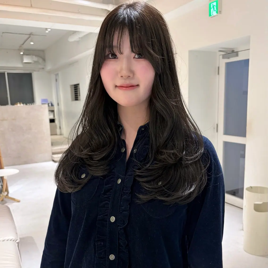 ロング カット ヘアカラー トリートメント haruko🎀⌇ レイヤーカットのヘアスタイル