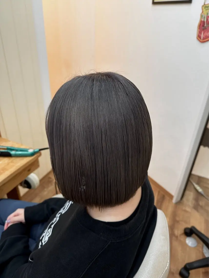ミディアム カラー 艶髪カラー/髪質改善 細貝 舞利のヘアスタイル