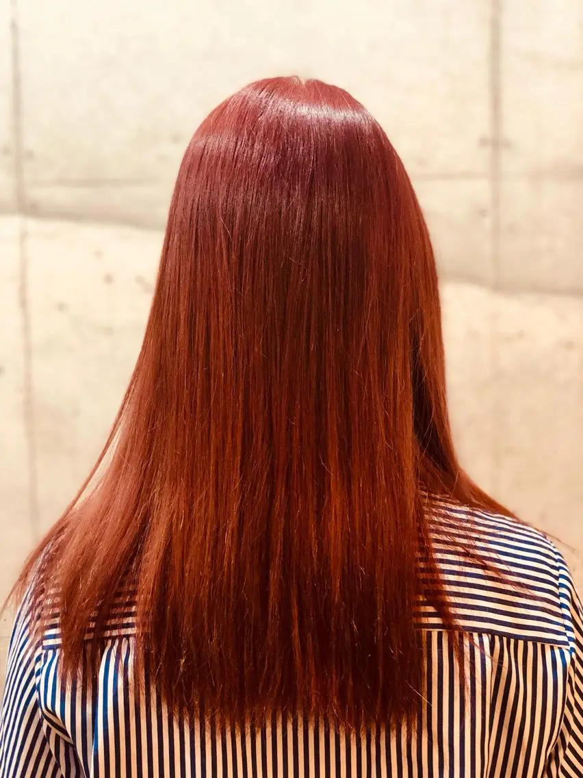 ✨艶髪ブリーチなしダブルカラー＋カットの写真
