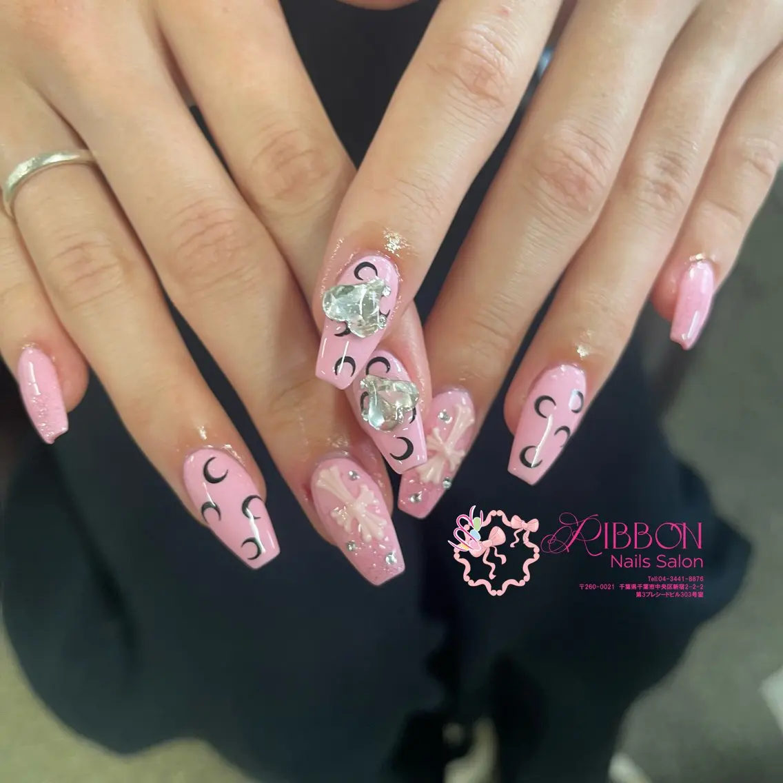 ネイル フットネイル フレンチネイル ジェルネイル マグネットネイル 持ち込み ハンドネイル Ribbonnail salonのネイルデザイン
