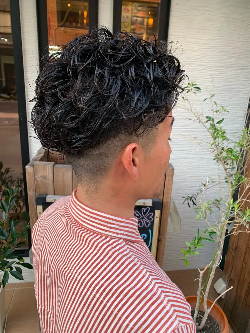 パーマ メンズ メンズパーマ ニュアンスパーマ yoshi （髙橋）のヘアスタイル