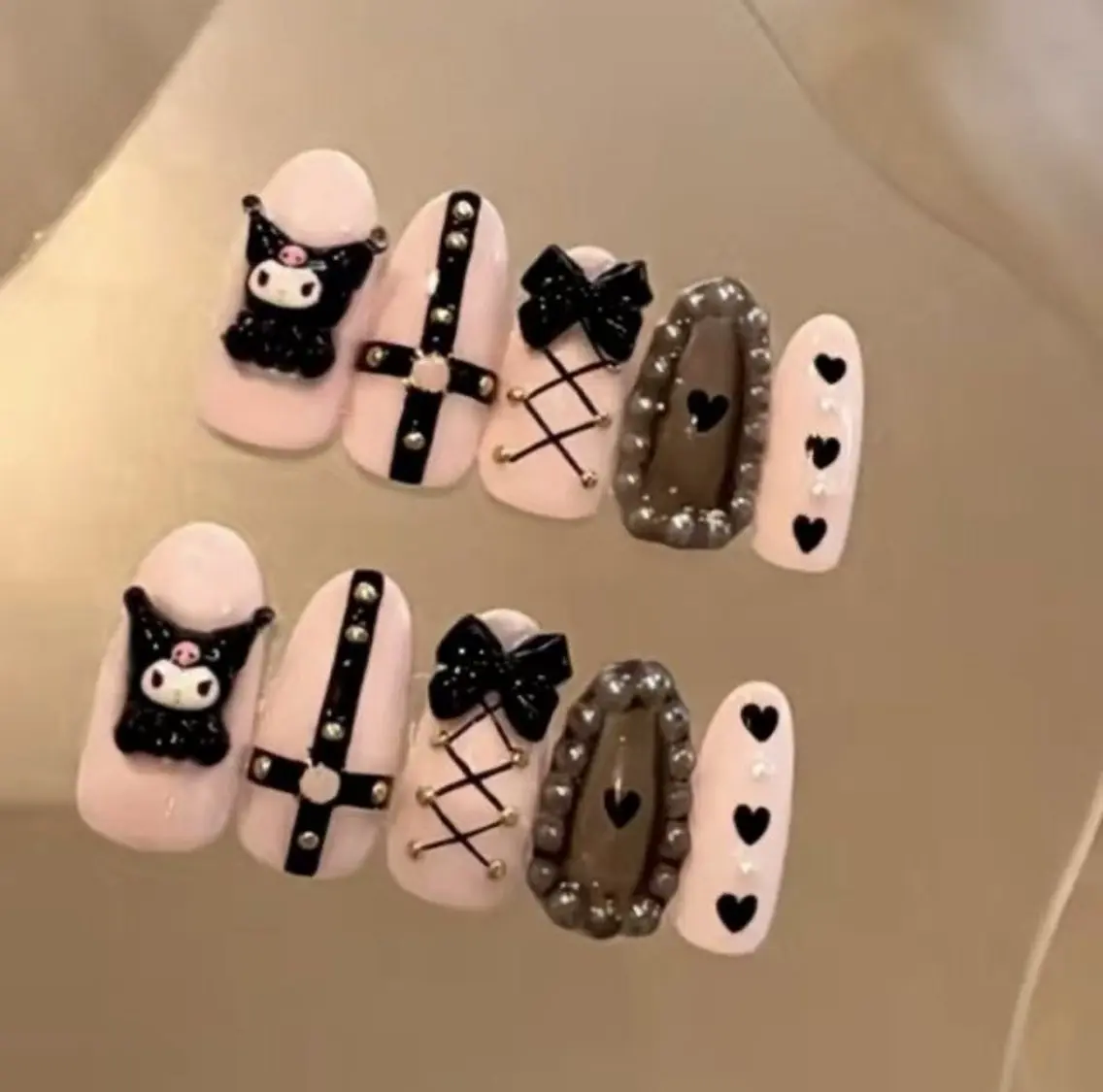 ネイル 長さ出し フレンチネイル グラデーション 卒業式 マグネットネイル ハンドネイル MIHANA NAILのネイルデザイン