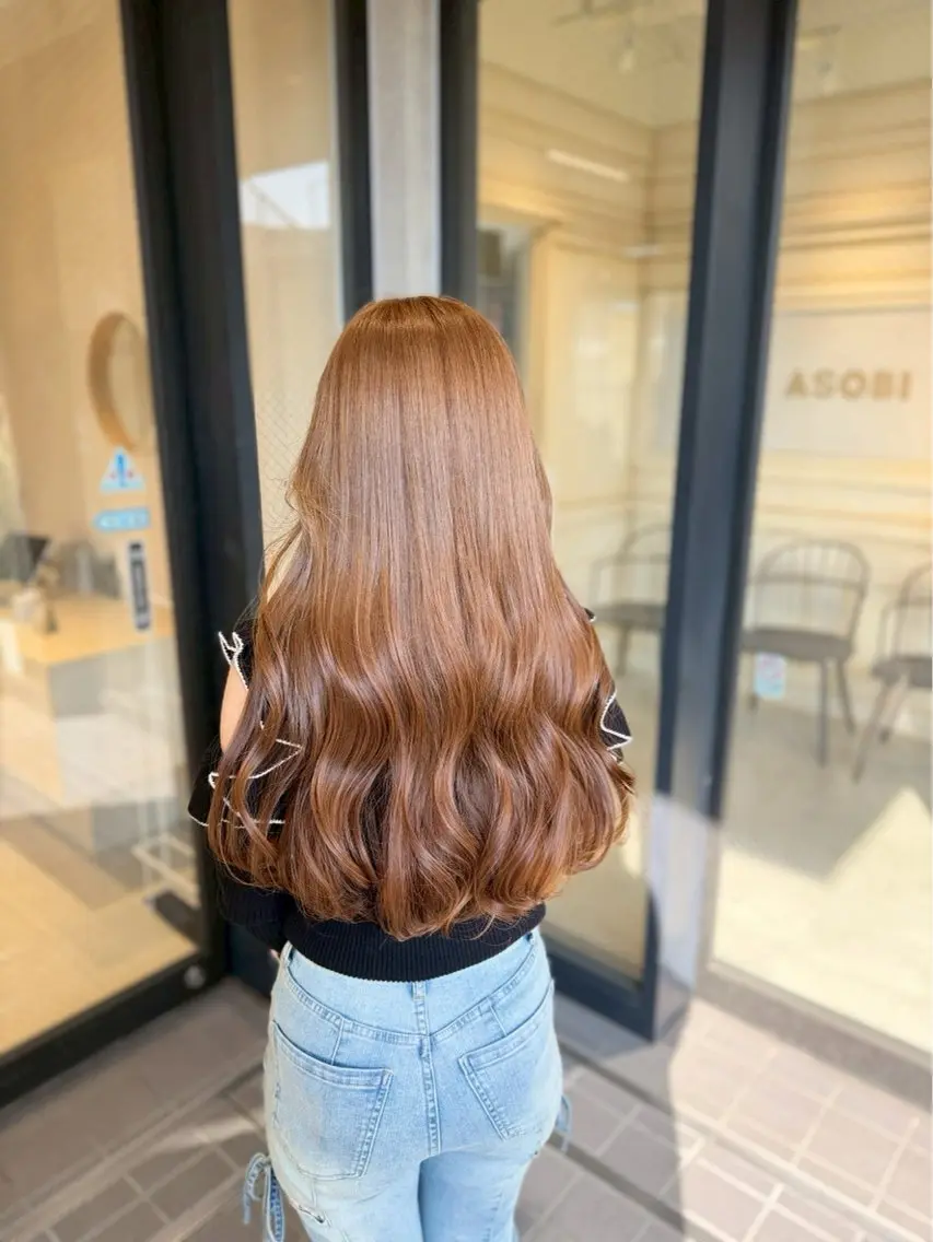 カラー ヘアカラー トリートメント 透明感ツヤカラー/ ゆうな💙のヘアスタイル